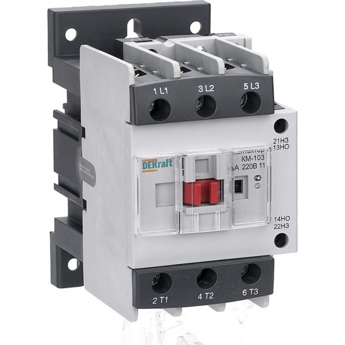 Контактор SCHNEIDER ELECTRIC DEKRAFT 40А 110В АС3 1НО+1НЗ КМ-103 DEKraft 22127DEK