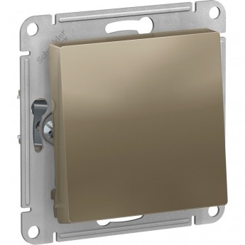 1-клавишный переключатель SCHNEIDER ELECTRIC ATLASDESIGN, 10АХ, механизм, ШАМПАНЬ