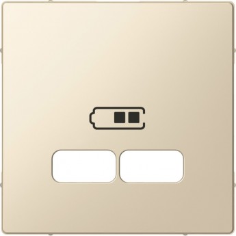 Центральная накладка SCHNEIDER ELECTRIC MERTEN для USB механизма 2,1А, БЕЖЕВЫЙ, SM