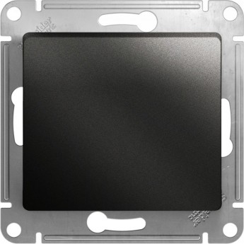 Нажимная кнопка SCHNEIDER ELECTRIC GLOSSA, сх.1, 10АХ, механизм, АНТРАЦИТ