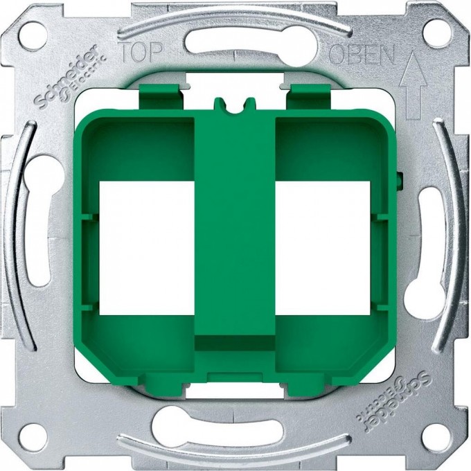 Плата опорная SCHNEIDER ELECTRIC MERTEN д/модульного разъема, ЗЕЛЕНЫЙ, SM MTN4566-0004
