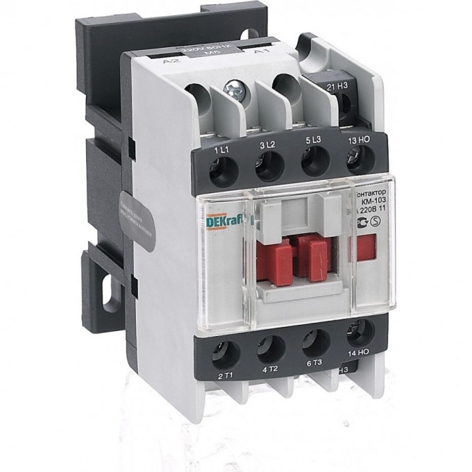 Контактор SCHNEIDER ELECTRIC DEKRAFT 9А 24В АС3 1НО+1НЗ КМ-103 22100DEK