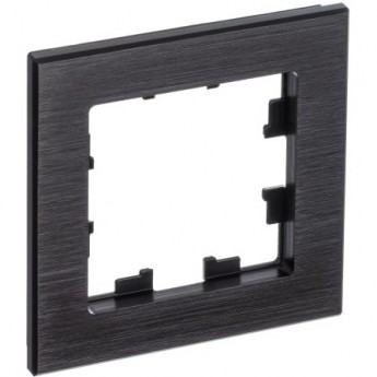 Рамка 1-постовая SCHNEIDER ELECTRIC ATLASDESIGN NATURE, металл оникс Рамка 1-постовая SCHNEIDER ELECTRIC ATLASDESIGN NATURE, металл оникс