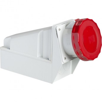 Настенная розетка винтовая SCHNEIDER ELECTRIC PRATIKA 63А 3P+N+E IP67 380В